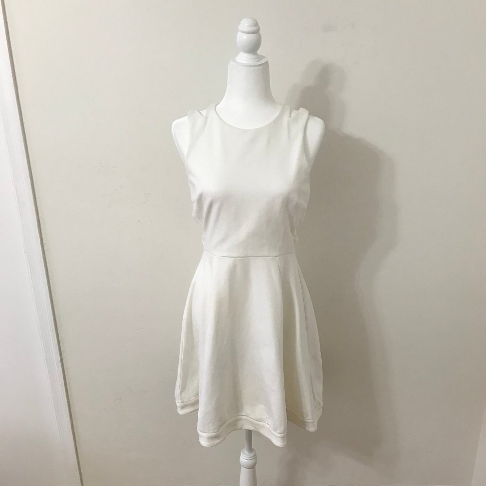 French Connection Cutout Little White Dress